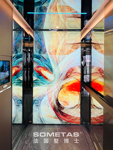 BC120-水晶之恋非标定制镜面不锈钢围壁