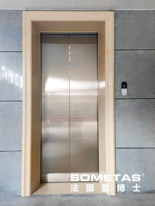 BC120-发纹不锈钢中分门