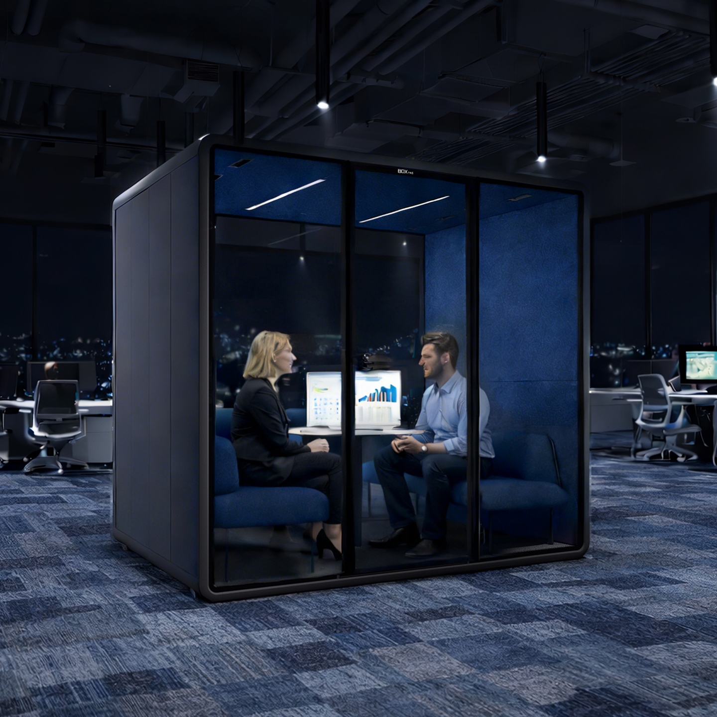 BOX静音舱抗倍特桌面